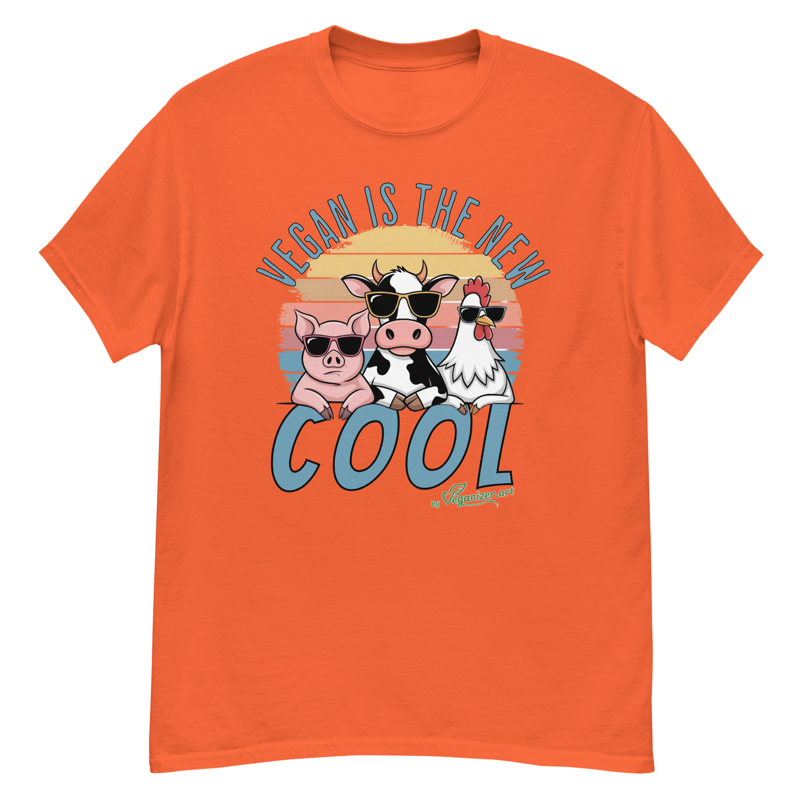 Unisex classic tee – Vegan is the New COOL