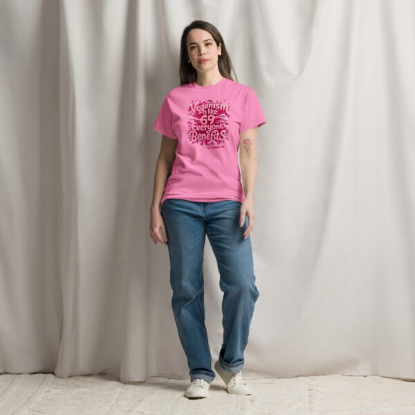 Unisex classic tee - Veganism is like 69 - Image 5