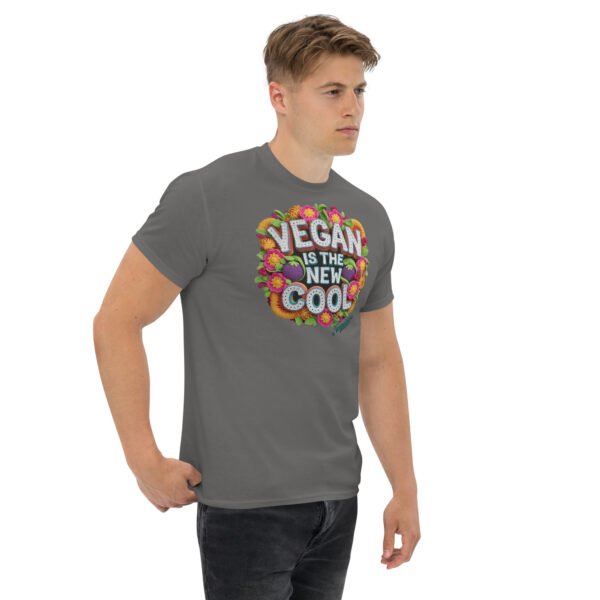 Unisex classic tee - Vegan is the New COOL - Image 3