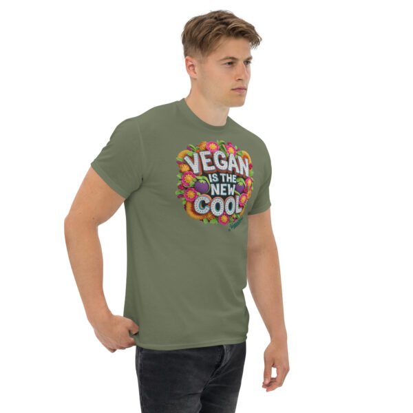 Unisex classic tee - Vegan is the New COOL - Image 4