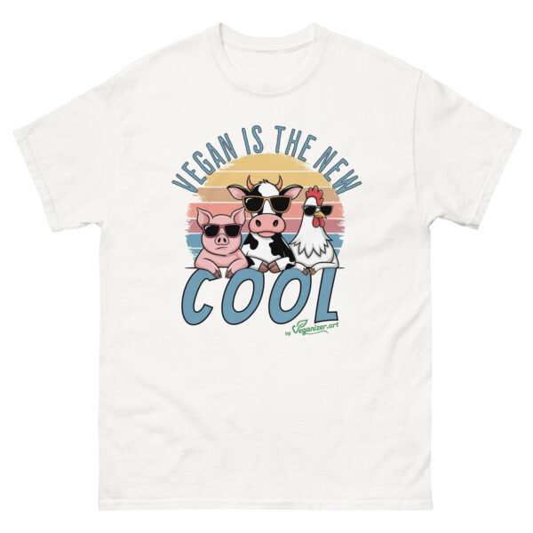 Unisex classic tee - Vegan is the New COOL - Image 5